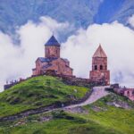 Gergeti Trinity Church In The Mountains Of The Caucasus 150x150